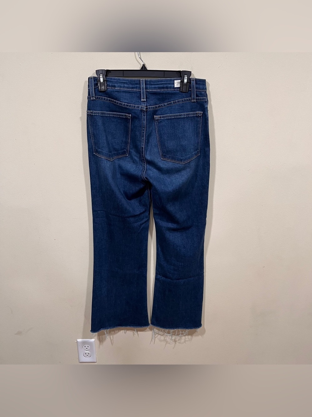 Letter To Juliet LTJ Womens straight Jeans Sz 26 raw hem Medium Blue Denim EUC - Picture 5 of 8